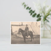 Calamity Jane te paard circa 1900 Briefkaart (Staand voorkant)