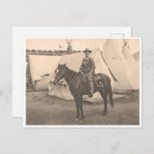 Calamity Jane te paard circa 1900 Briefkaart (Voorkant / Achterkant)