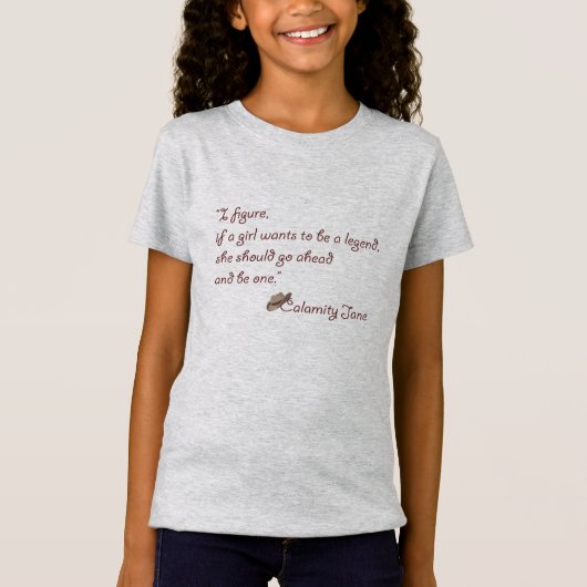 Calamity Jane, wees een Inspirerend prijsopgave va T-shirt (Voorkant)