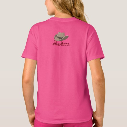 Calamity Jane, wees een Inspirerend prijsopgave va T-shirt (Achterkant)