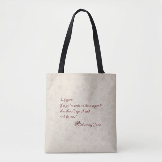 Calamity Jane, wees een Inspirerend prijsopgave va Tote Bag (Voorkant)