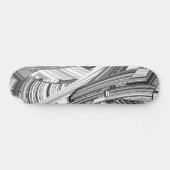 Calamity Storm Center Modern Art Persoonlijk Skateboard (Horizontaal)