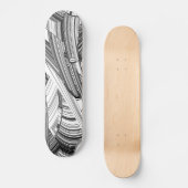 Calamity Storm Center Modern Art Persoonlijk Skateboard (Voorkant)