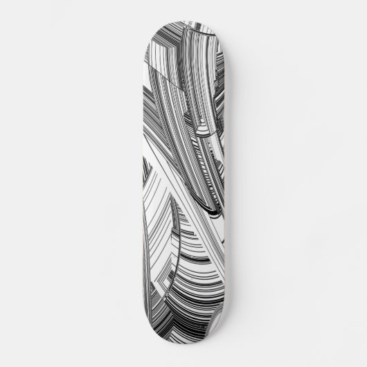 Calamity Storm Center Modern Art Persoonlijk Skateboard (Voorkant)