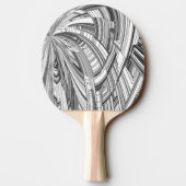 Calamity Storm Center Modern Art Tafeltennisbatje (Achterkant)