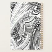 Calamity Storm Center Moderne Kunst Planner (Achterkant)