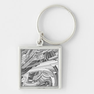 Calamity Storm Center Moderne Kunst Sleutelhanger