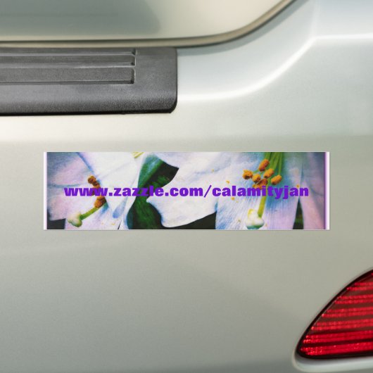 Calamityjan liliegt bumpersticker (Op auto)