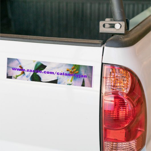 Calamityjan liliegt bumpersticker (Op Truck)