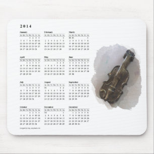 calandar mousepad muismat