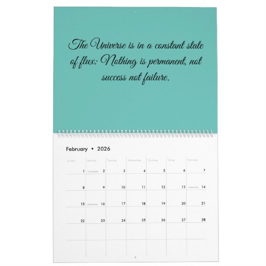 Calander 2024 Motivatie citaten van Bhagawad Gita Kalender (Feb 2026)