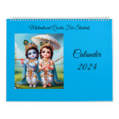 Calander 2024 Motivatie citaten van Bhagawad Gita Kalender (Hoes)