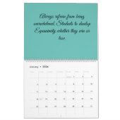 Calander 2024 Motivatie citaten van Bhagawad Gita Kalender (Jan 2026)