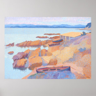 Calanque des Antibois, Henri Edmond Cross Fine Art Poster