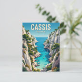 Calanques de Cassis Frankrijk Briefkaart (Staand voorkant)