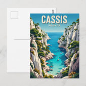 Calanques de Cassis Frankrijk Briefkaart (Voorkant / Achterkant)