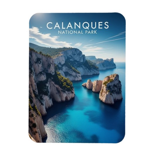 Calanques Nationaal Park Frankrijk Reizen Magneet (Verticaal)