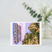 CALANQUES NATIONAL PARK - BOUCHES DU RHONE FRANCE BRIEFKAART (Staand voorkant)