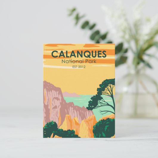 Calanques National Park France Briefkaart (Staand voorkant)