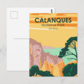 Calanques National Park France  Briefkaart (Voorkant / Achterkant)