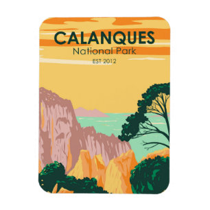 Calanques National Park France  Magneet