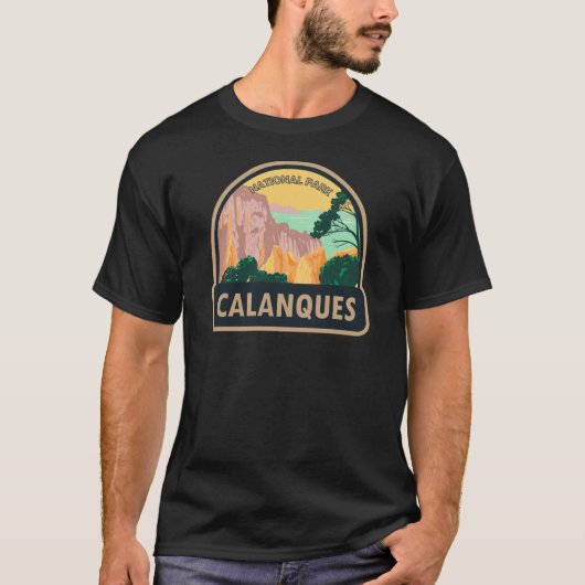 Calanques National Park France T-shirt (Voorkant)