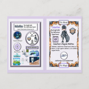Calastian - Ridder Californium Zwaard Briefkaart
