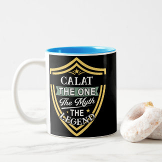 Calat The One The Myth The Legend Tweekleurige Koffiemok