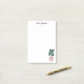 Calathea Prayer Plant AANGEPASTE IT-Notitieblok Post-it® Notes (Op bureau)