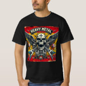 Calavera Alada: El Poder del Heavy Metal Español T-shirt (Voorkant)