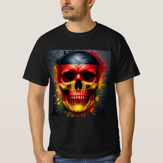 Calavera alemana t-shirt (Voorkant)