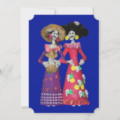 Calavera Amigas Kaart (Voorkant)