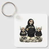 Calavera  and Coo Keychain (Voorkant)