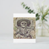 Calavera Briefkaart (Staand voorkant)