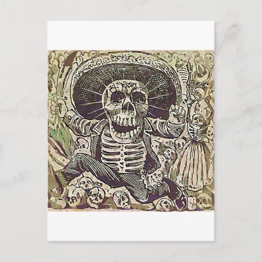 Calavera Briefkaart (Voorkant)