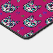 Calavera Cat Art Pattern Bureaumat (Hoek)
