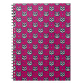 Calavera Cat Art Pattern Notitieboek (Voorkant)