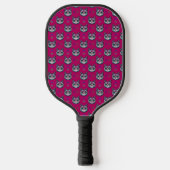 Calavera Cat Art Pattern Pickleball Paddle (Voorkant)