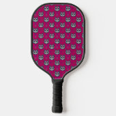 Calavera Cat Art Pattern Pickleball Paddle (Achterkant)