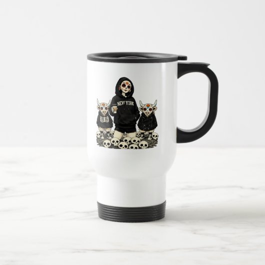 Calavera & Coo Horloge Reisbeker (Rechts)