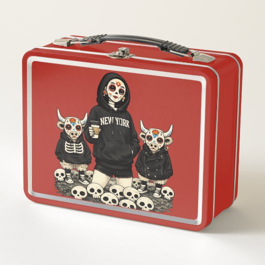 Calavera Coo Lunch Box-Naughty Coo Crew  (Voorkant)