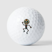 Calavera Dancer golfballen (Voorkant)