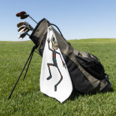 Calavera Dancer Golfhanddoek (Groen)