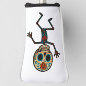 Calavera Dancer Putter Hoesje Golfheadcover (Draai 90)
