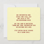 Calavera Dia De Los Muertos Kaart (Achterkant)