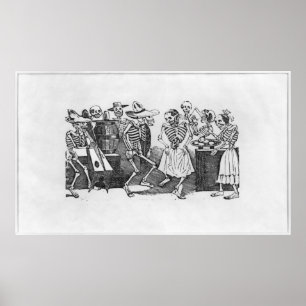 Calavera du jarabe d'outretombe" poster