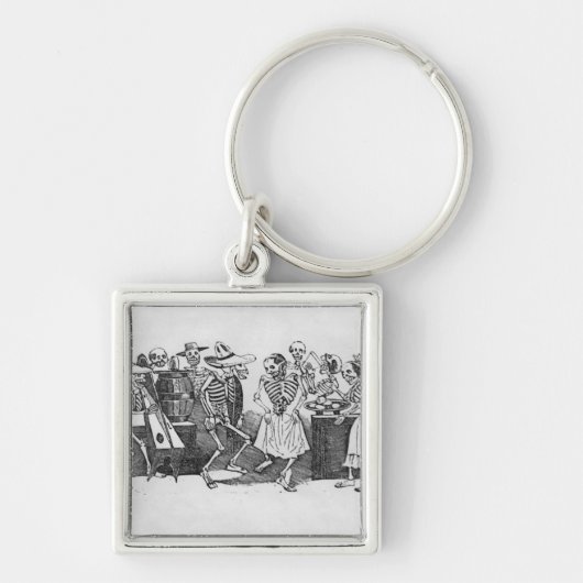 Calavera du jarabe d'outretombe" sleutelhanger (Voorkant)