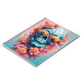 Calavera Floral Colorida Notitieboek (Linkerzijde)