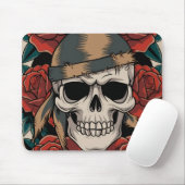 Calavera Floral Muismat (Met muis)