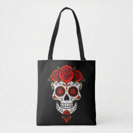 Calavera Florale: De kunst van de Dode Dag in Port Tote Bag